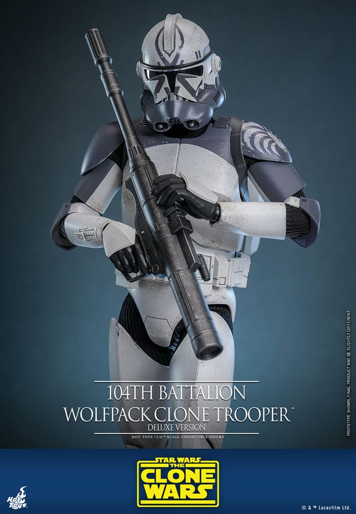 🔴PRE-ORDER 104th Battalion Wolfpack Clone Trooper Deluxe Version 1/6 Star Wars The Clone Wars Figura