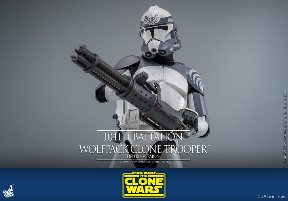 🔴PRE-ORDER 104th Battalion Wolfpack Clone Trooper Deluxe Version 1/6 Star Wars The Clone Wars Figura