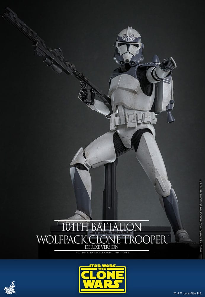 🔴PRE-ORDER 104th Battalion Wolfpack Clone Trooper Deluxe Version 1/6 Star Wars The Clone Wars Figura