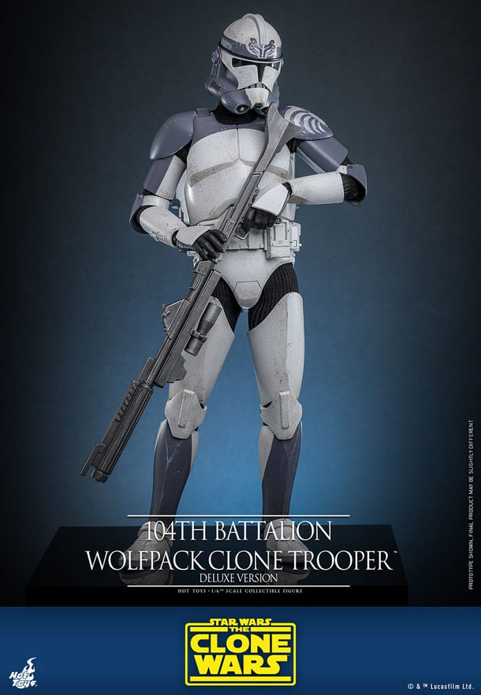 🔴PRE-ORDER 104th Battalion Wolfpack Clone Trooper Deluxe Version 1/6 Star Wars The Clone Wars Figura