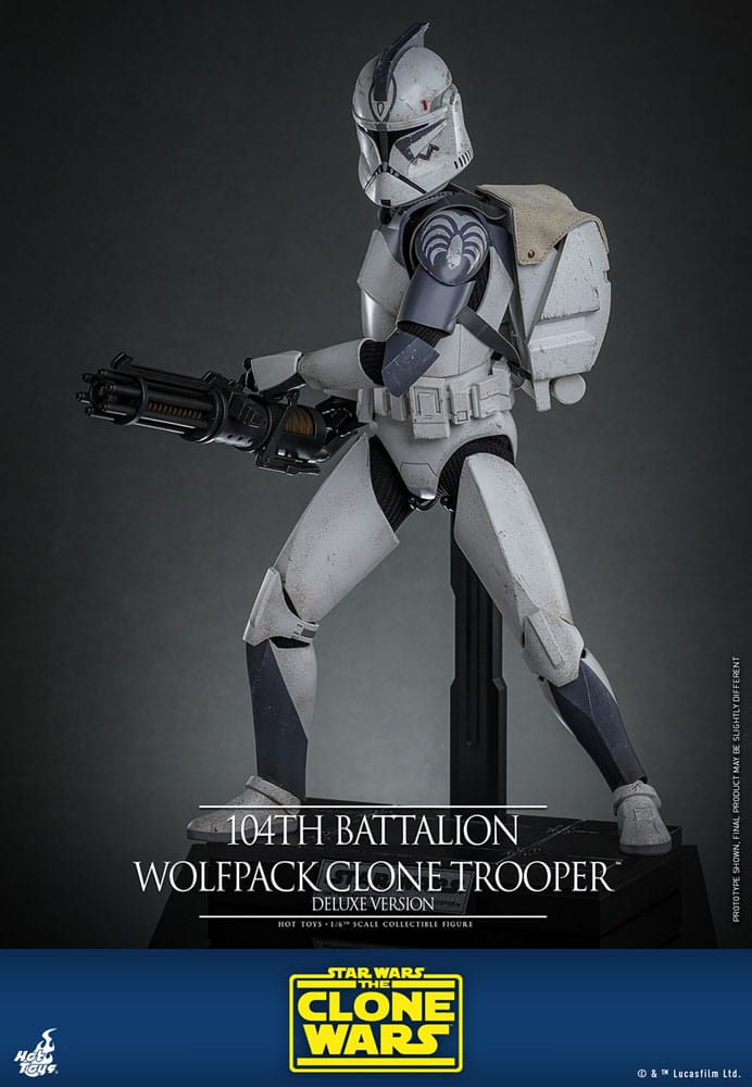 🔴PRE-ORDER 104th Battalion Wolfpack Clone Trooper Deluxe Version 1/6 Star Wars The Clone Wars Figura