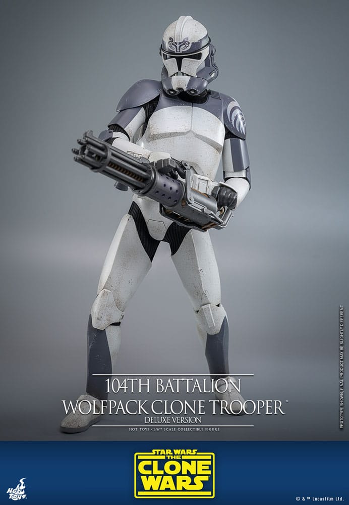 🔴PRE-ORDER 104th Battalion Wolfpack Clone Trooper Deluxe Version 1/6 Star Wars The Clone Wars Figura