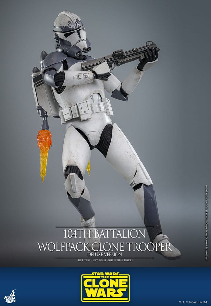 🔴PRE-ORDER 104th Battalion Wolfpack Clone Trooper Deluxe Version 1/6 Star Wars The Clone Wars Figura