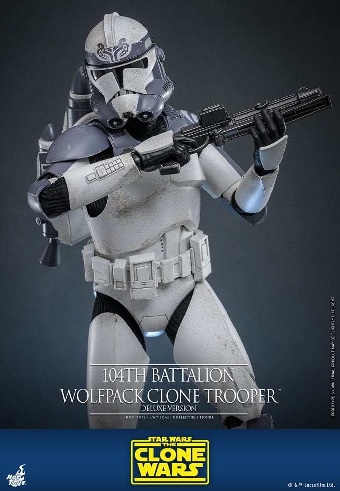 🔴PRE-ORDER 104th Battalion Wolfpack Clone Trooper Deluxe Version 1/6 Star Wars The Clone Wars Figura