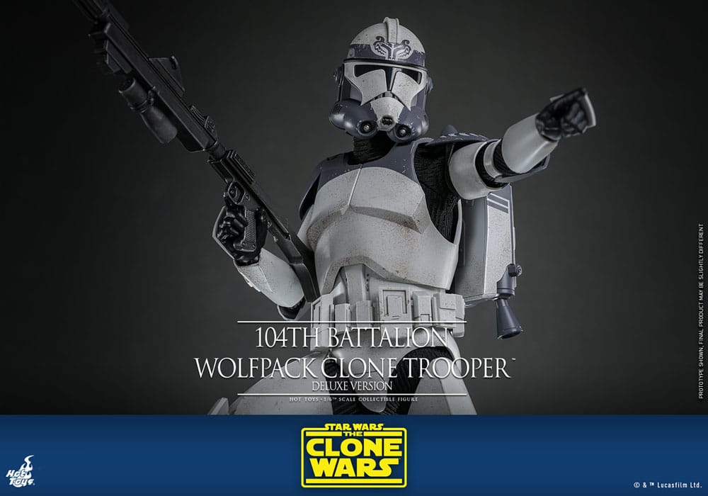 🔴PRE-ORDER 104th Battalion Wolfpack Clone Trooper Deluxe Version 1/6 Star Wars The Clone Wars Figura