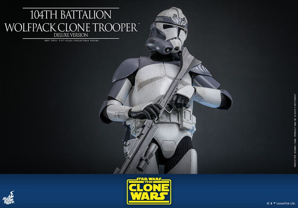 🔴PRE-ORDER 104th Battalion Wolfpack Clone Trooper Deluxe Version 1/6 Star Wars The Clone Wars Figura