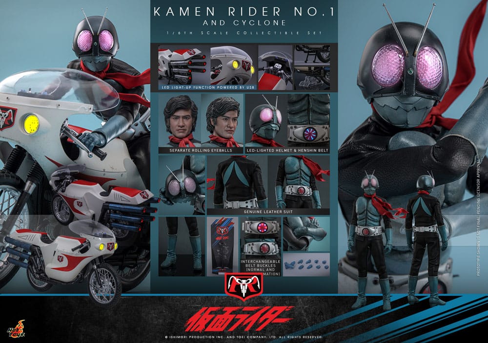 🔴PRE-ORDER Kamen Rider No. 1 and Cylone  1/6 Kamen Rider