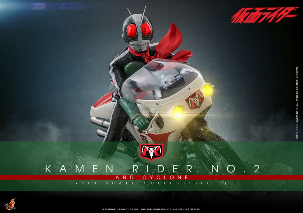 🔴PRE-ORDER Kamen Rider No. 2 and Cylone 1/6 Kamen Rider