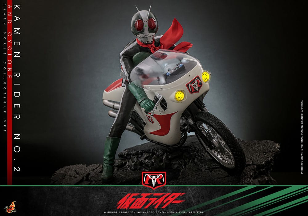 🔴PRE-ORDER Kamen Rider No. 2 and Cylone 1/6 Kamen Rider