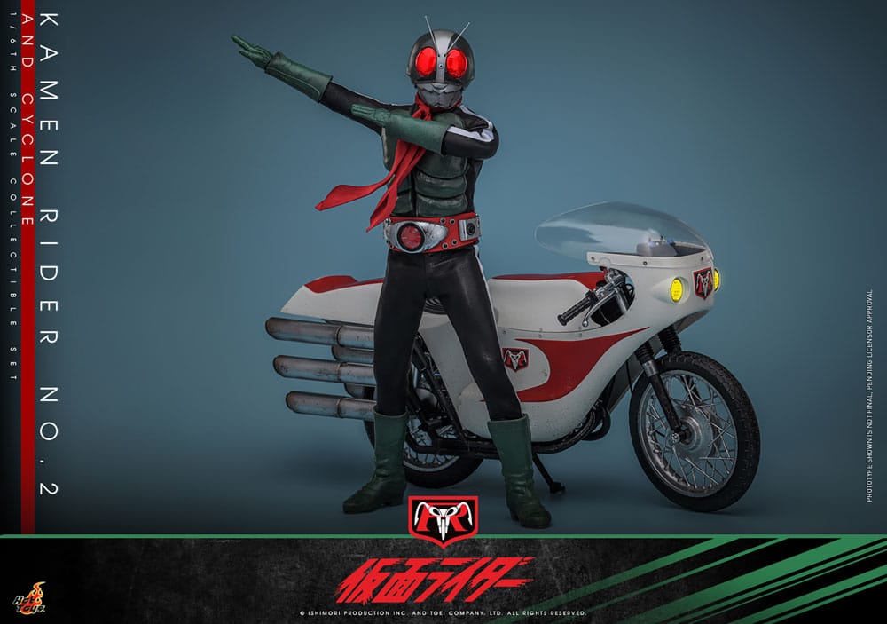 🔴PRE-ORDER Kamen Rider No. 2 and Cylone 1/6 Kamen Rider
