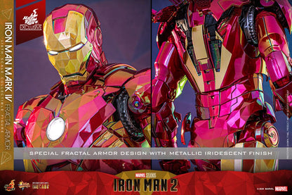 🔴PRE-ORDER Iron Man Mark VI (Fractal Armor) Hot Toys Exclusive 1/6 Iron Man Figura Movie Masterpiece Diecast