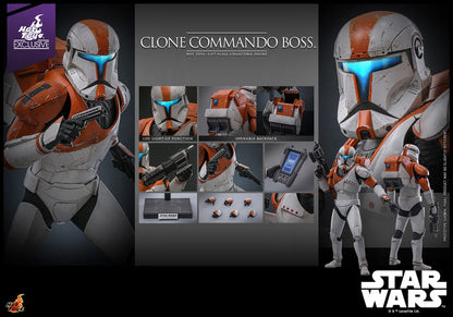 🔴PRE-ORDER Clone Commando Boss Hot Toys Exclusive 1/6 Star Wars: The Clone Wars Figura