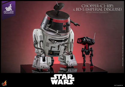 🔴PRE-ORDER Chopper (C1-10P™) & BD-1™ (Imperial Disguise) 1/6 Star Wars Figura Set
