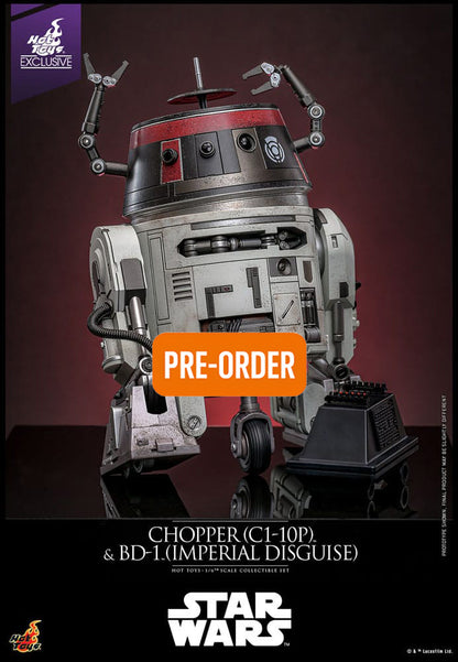 🔴PRE-ORDER Chopper (C1-10P™) & BD-1™ (Imperial Disguise) 1/6 Star Wars Figura Set