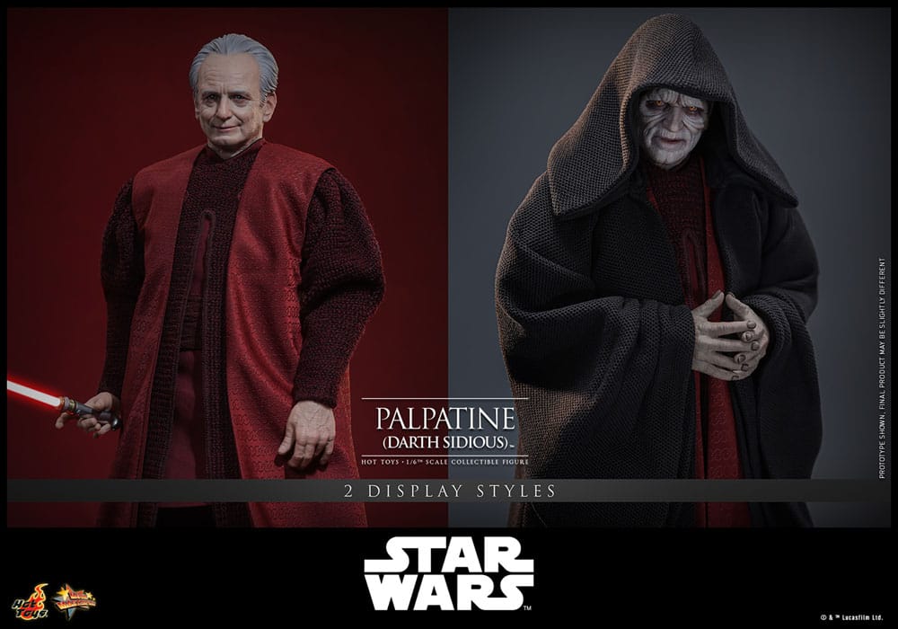 🔴PRE-ORDER Palpatine (Darth Sidious) 1/6 Star Wars: Episodio III - La venganza de los Sith Figura