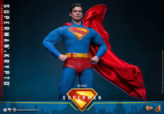 🔴PRE-ORDER Superman & Krypto 1/6 Superman (2025) Figura Movie Masterpiece