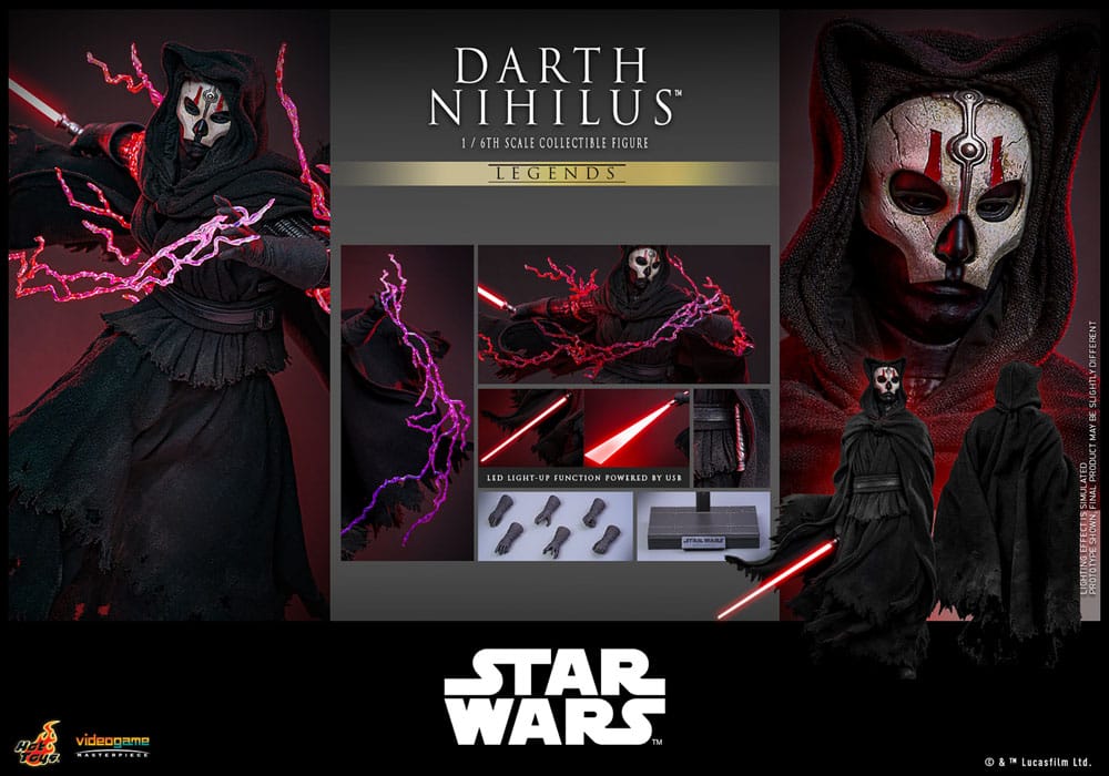 🔴PRE-ORDER Darth Nihilus 1/6 Star Wars Figura