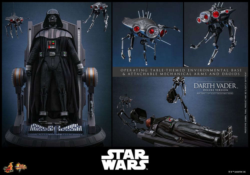 🔴PRE-ORDER Darth Vader (Deluxe Version) 1/6 Star Wars: Episodio III - La venganza de los Sith Figura Movie Masterpiece