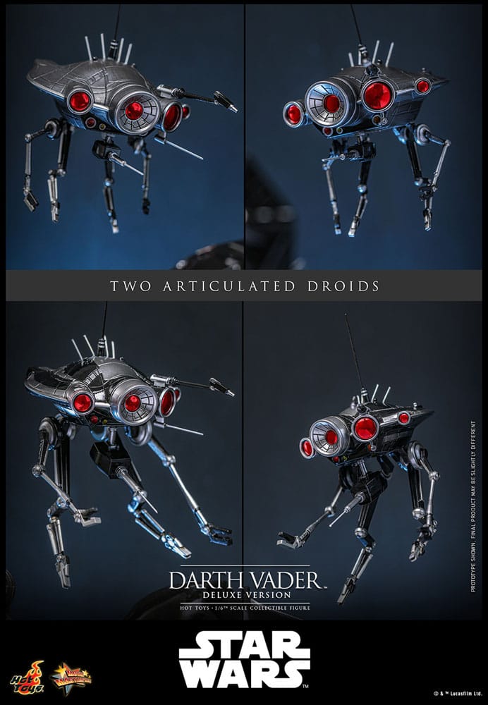🔴PRE-ORDER Darth Vader (Deluxe Version) 1/6 Star Wars: Episodio III - La venganza de los Sith Figura Movie Masterpiece