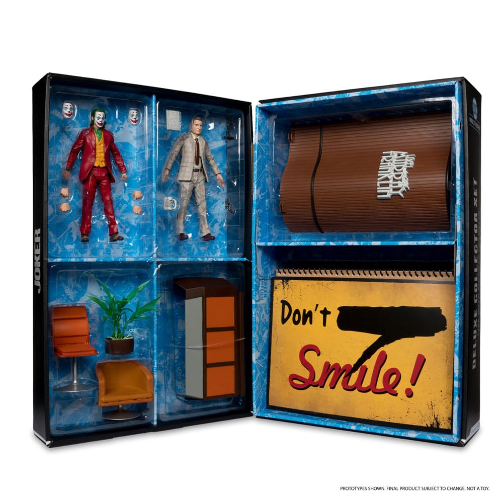 Joker DC Multiverse (Joker Movie) Figura Deluxe Colllector The Joker (Live with Murray Franklin) Limited Edition 18 cm