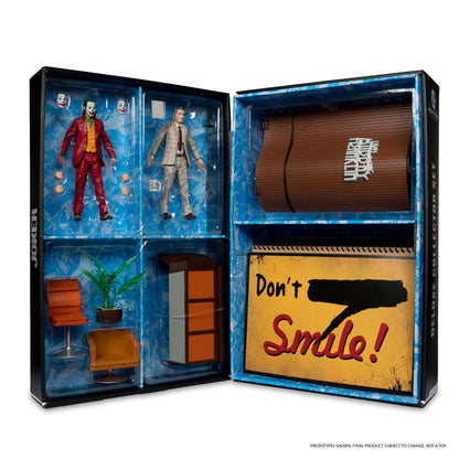 Joker DC Multiverse (Joker Movie) Figura Deluxe Colllector The Joker (Live with Murray Franklin) Limited Edition 18 cm