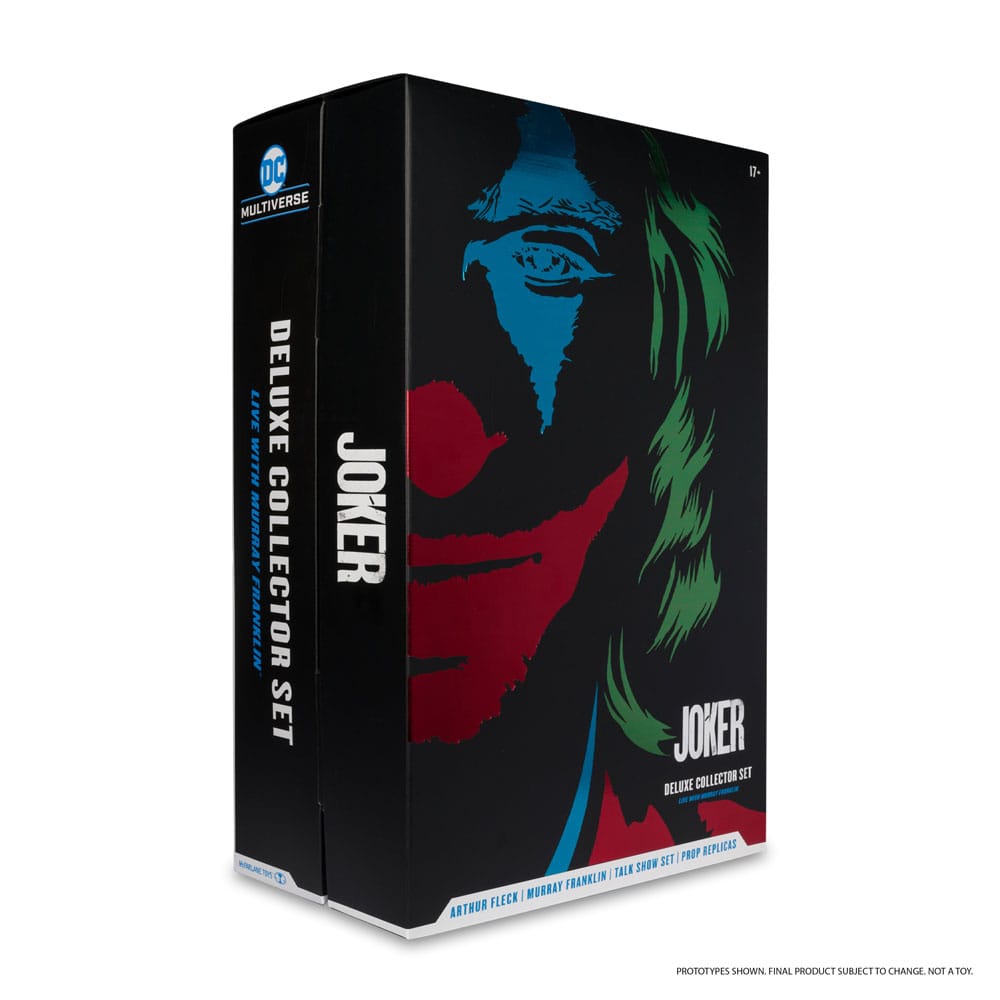 Joker DC Multiverse (Joker Movie) Figura Deluxe Colllector The Joker (Live with Murray Franklin) Limited Edition 18 cm