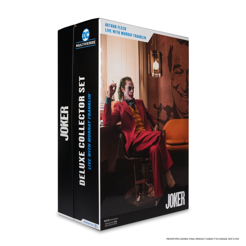 Joker DC Multiverse (Joker Movie) Figura Deluxe Colllector The Joker (Live with Murray Franklin) Limited Edition 18 cm