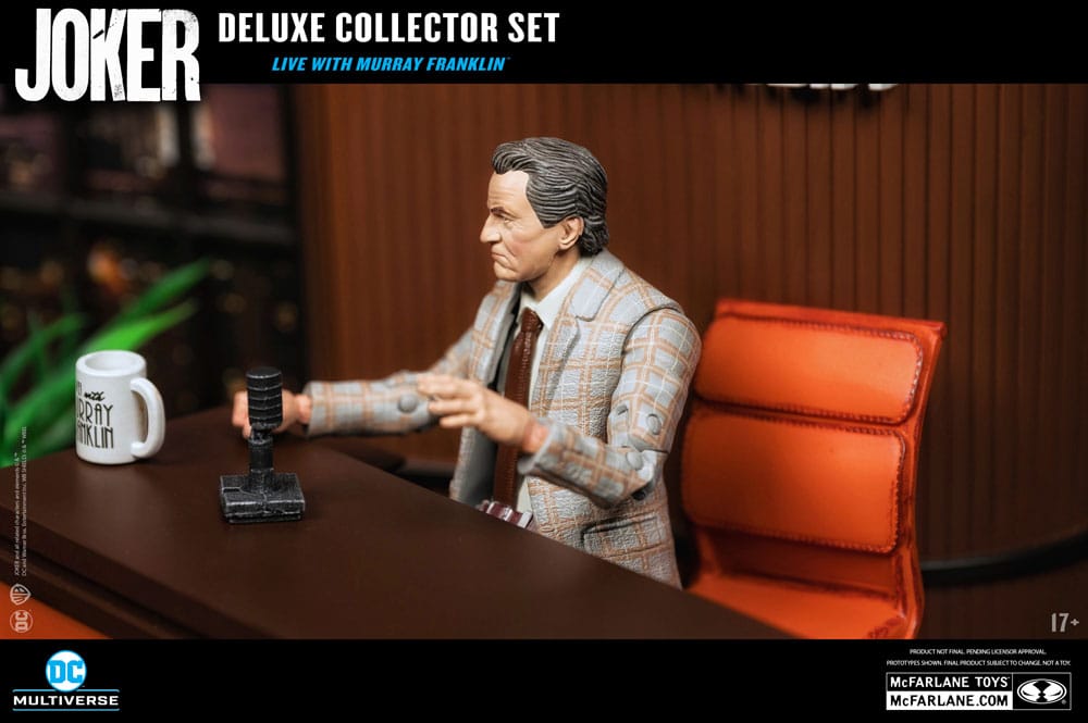 Joker DC Multiverse (Joker Movie) Figura Deluxe Colllector The Joker (Live with Murray Franklin) Limited Edition 18 cm