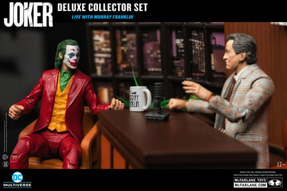 Joker DC Multiverse (Joker Movie) Figura Deluxe Colllector The Joker (Live with Murray Franklin) Limited Edition 18 cm