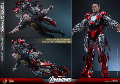 🔴PRE-ORDER Tony Stark (Mark VII Suit-Up Version) 1/6 Los Vengadores Figura Movie Masterpiece