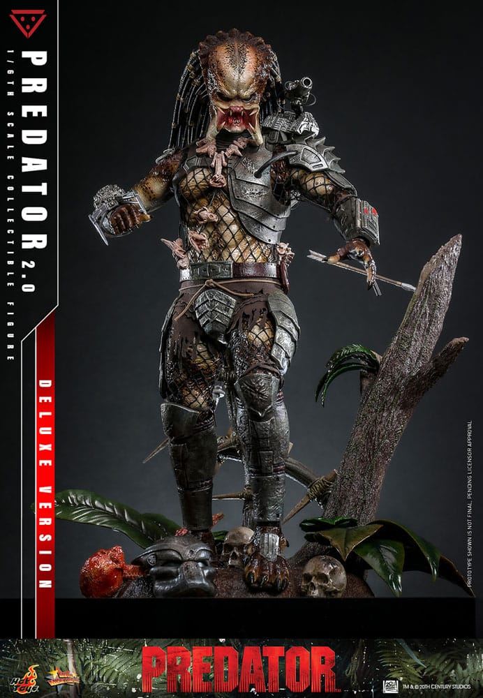 🔴PRE-ORDER Predator (2.0) Deluxe Version 1/6 Depredador Figura Movie Masterpiece