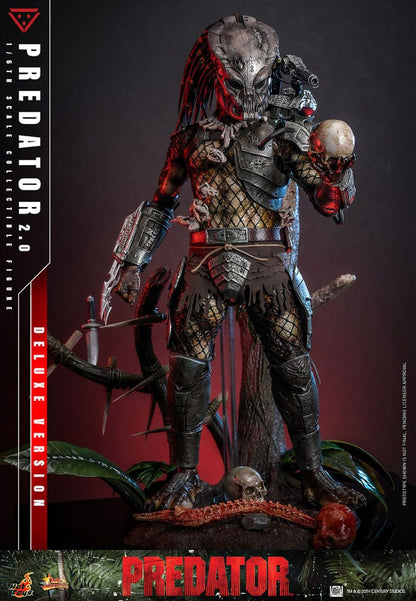 🔴PRE-ORDER Predator (2.0) Deluxe Version 1/6 Depredador Figura Movie Masterpiece