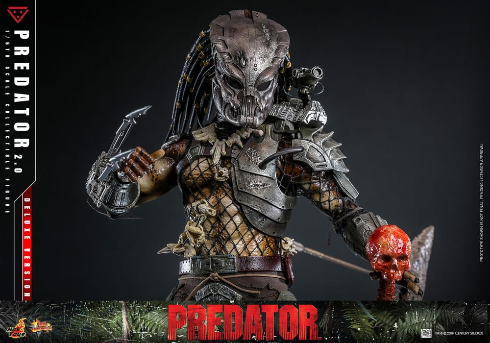 🔴PRE-ORDER Predator (2.0) Deluxe Version 1/6 Depredador Figura Movie Masterpiece