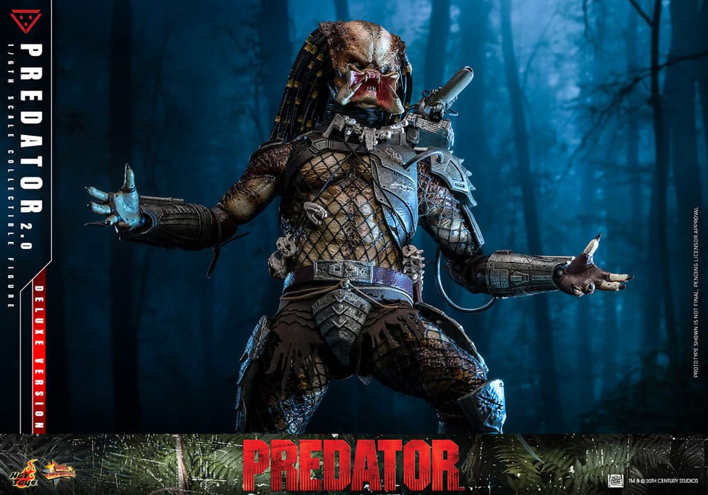 🔴PRE-ORDER Predator (2.0) Deluxe Version 1/6 Depredador Figura Movie Masterpiece