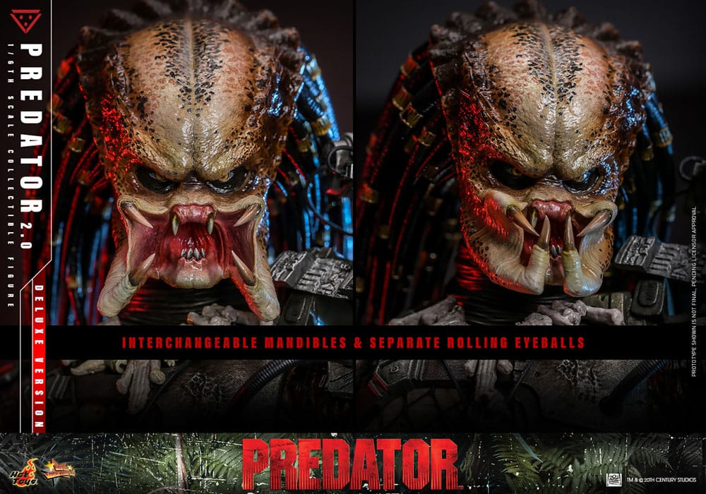 🔴PRE-ORDER Predator (2.0) Deluxe Version 1/6 Depredador Figura Movie Masterpiece