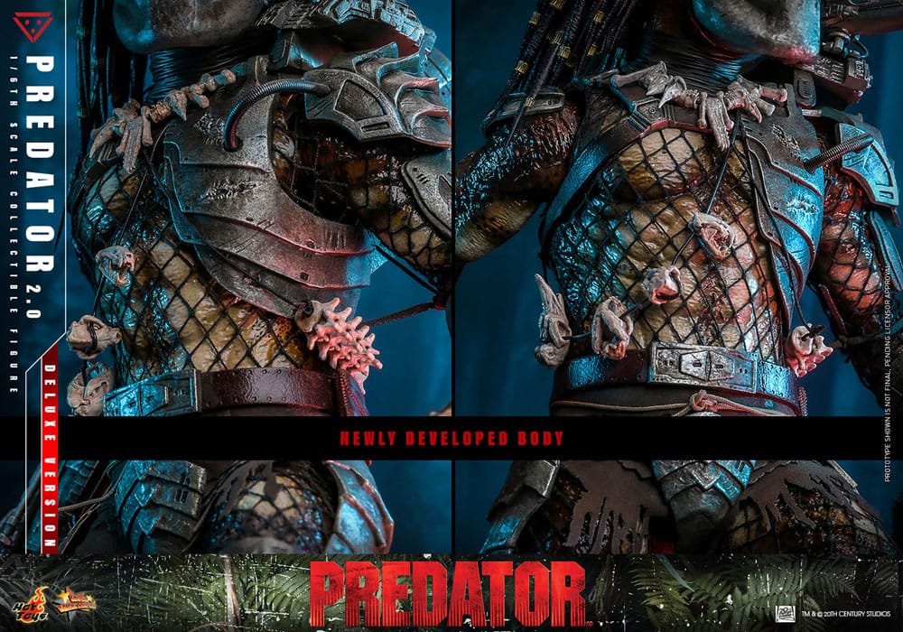 🔴PRE-ORDER Predator (2.0) Deluxe Version 1/6 Depredador Figura Movie Masterpiece