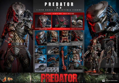 🔴PRE-ORDER Predator (2.0) Deluxe Version 1/6 Depredador Figura Movie Masterpiece