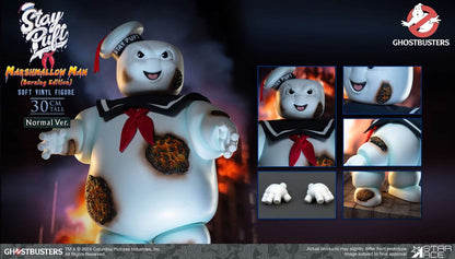 Marshmallow Man Burning Edition Normal Version 30 cm Ghostbusters Estatua Soft Vinyl Stay Puft
